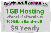 Special Hosting 5GB - $11 Year