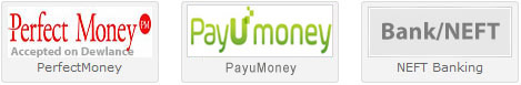 accept Perfect Money, India NEFT bank