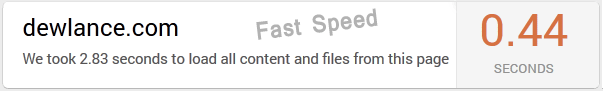 fast website load