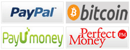 Paypal,skrill,payza,bitcoin,okpay,payumoney gateway